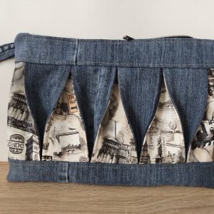 Trousse de toilette rectangle sépia